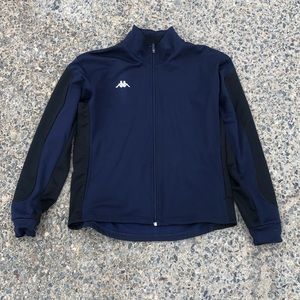 Kappa Men's Small Regular Fit Blue Logo Track Jacket